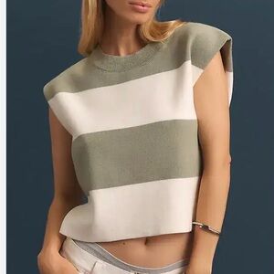 Maeve Noah Muscle Tank Sweater Top